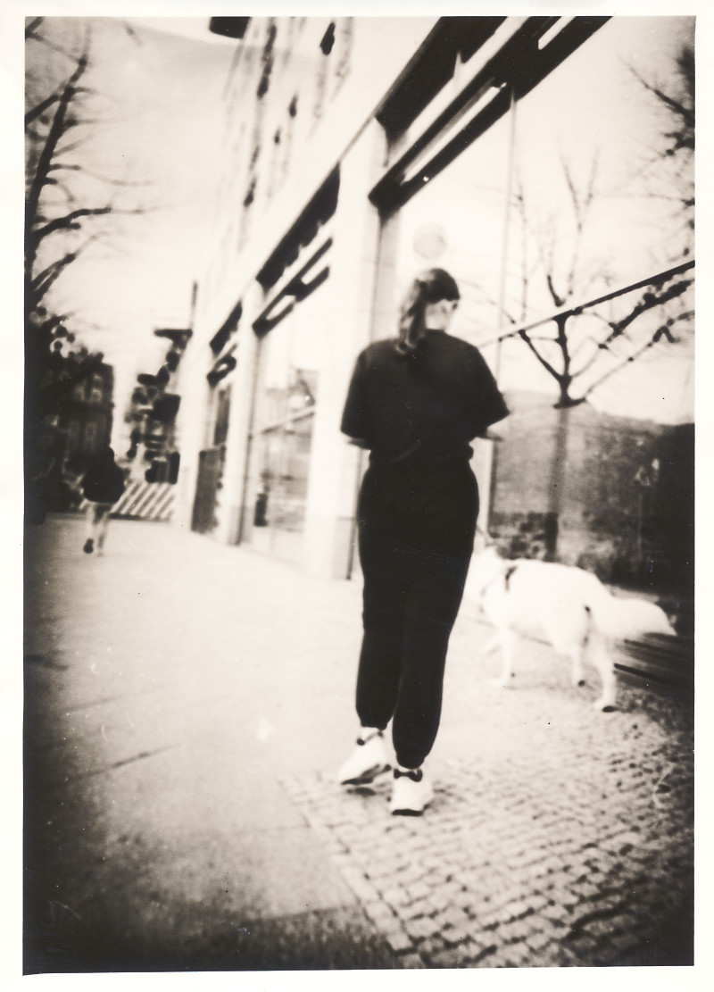 Smartphone mit Hund und Mensch