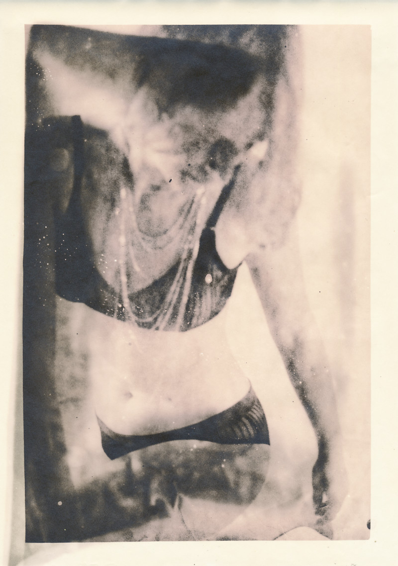 Modell in Dessous